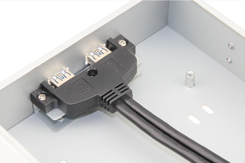 Серебристый и черный 2 порта USB 3 0 Hub 20Pin настольный компьютер регулируемая стойка