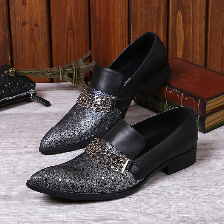 

New Men's Business Formal Shoes Casual Wedding Party Dress Shoes Pointed Toe British Style Black