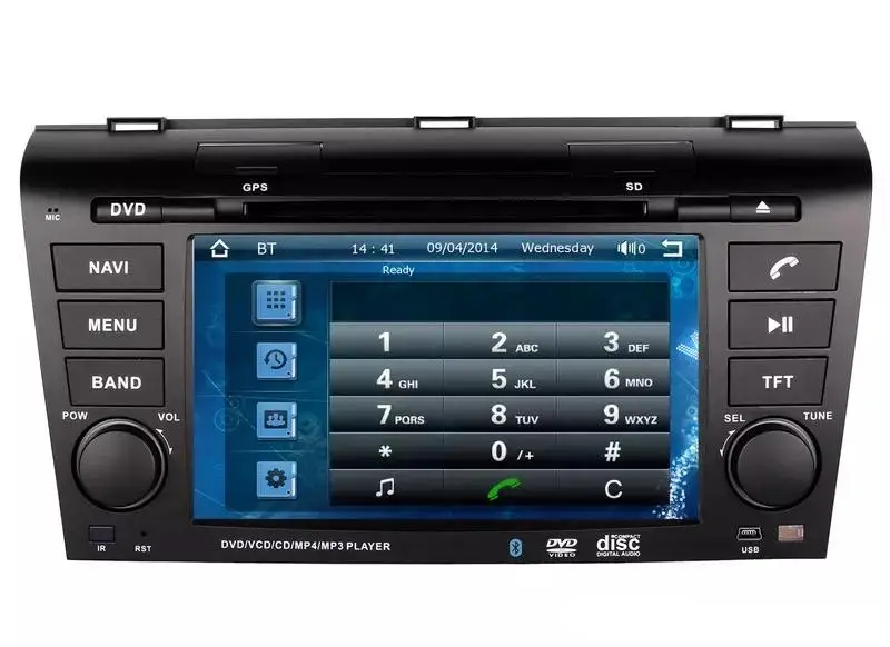 Clearance 8" Car DVD player with GPS(optional),BT,Canbus,car multimedia headunit audio Radio stereo for MAZDA3 2004 2005 2006 2007 2008 5