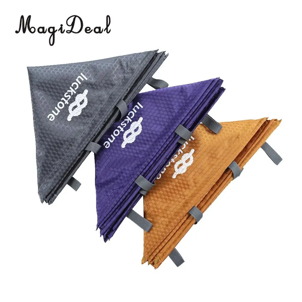 MagiDeal 1Pc Folding Lightweight Nylon Rock Climbing Arborist Throw Line Weight Rope Cord Storagecube Bag Gear Equipment Holder