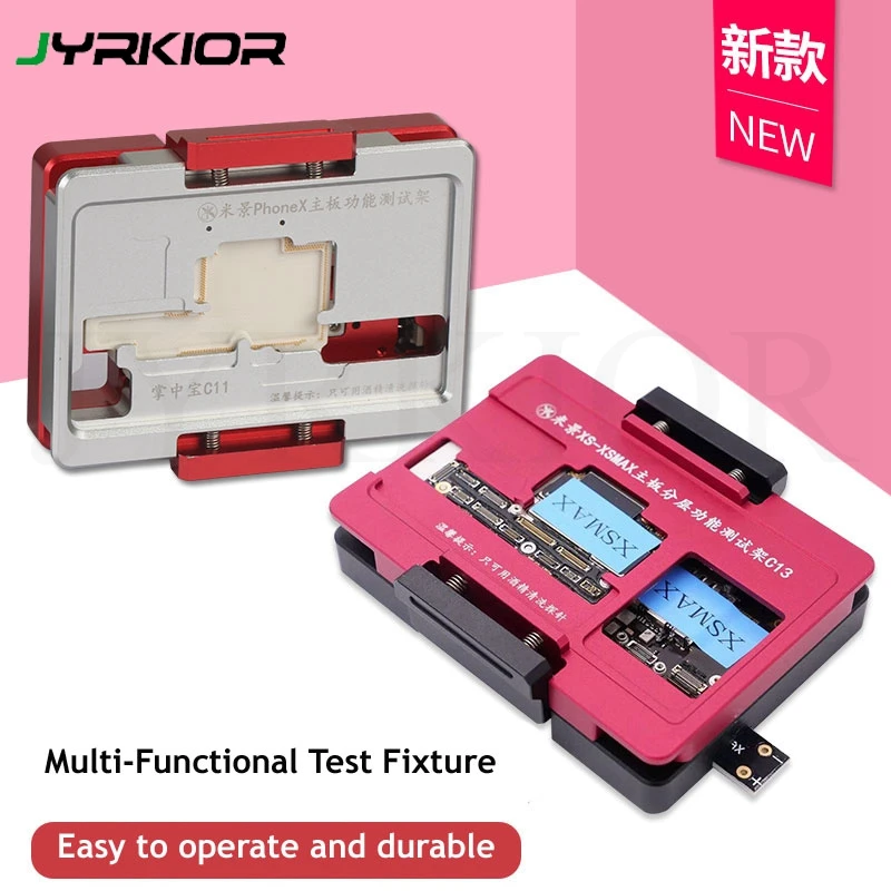 

MiJing C13 For iPhone X Xs/Xs Max Board Function Testing No Meed Welding Upper and Lower Main Board Tester Maintenance Fixture