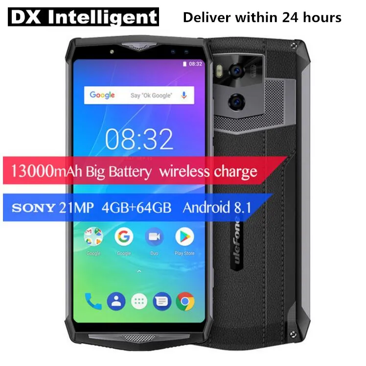 Ulefone Мощность 5S 6 0 &quotFHD 13000 mAh 5 V/5A Quick Charge MTK6763 Восьмиядерный P23 4 GB + 64 Android 8 1 21MP