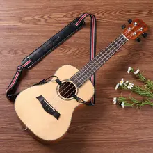 Солдат миниатюрная гитара укулеле нейлон кожаный ремешок с застежкой на крючок Гавайский укулеле плечевой ремень для Концерт сопрано тенор-аксессуар для Укулеле