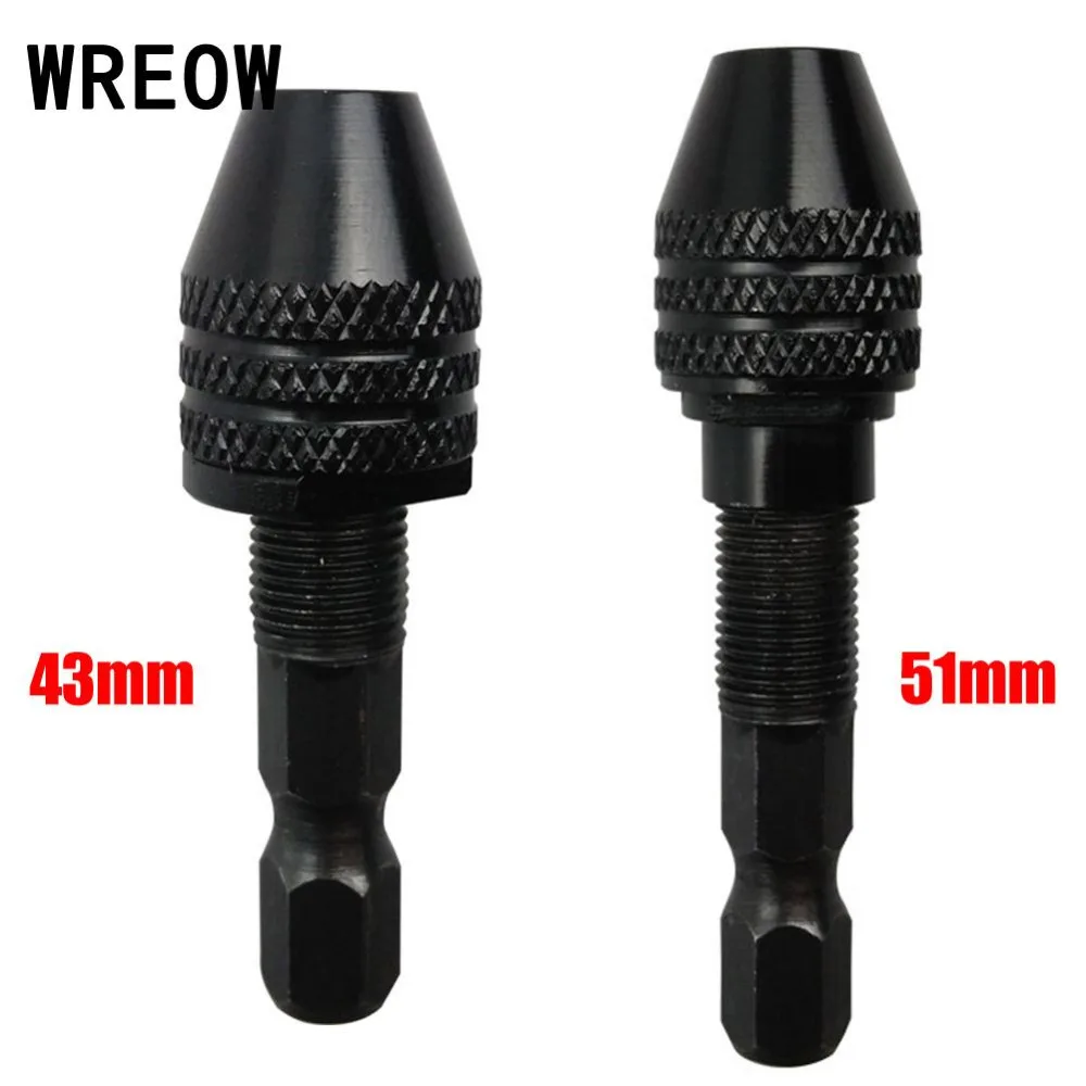 WREOW 1PC Quick Chuck Plug Change Adapter Drill Mini Hexagonal Shank Converter Universal Multi Chuc
