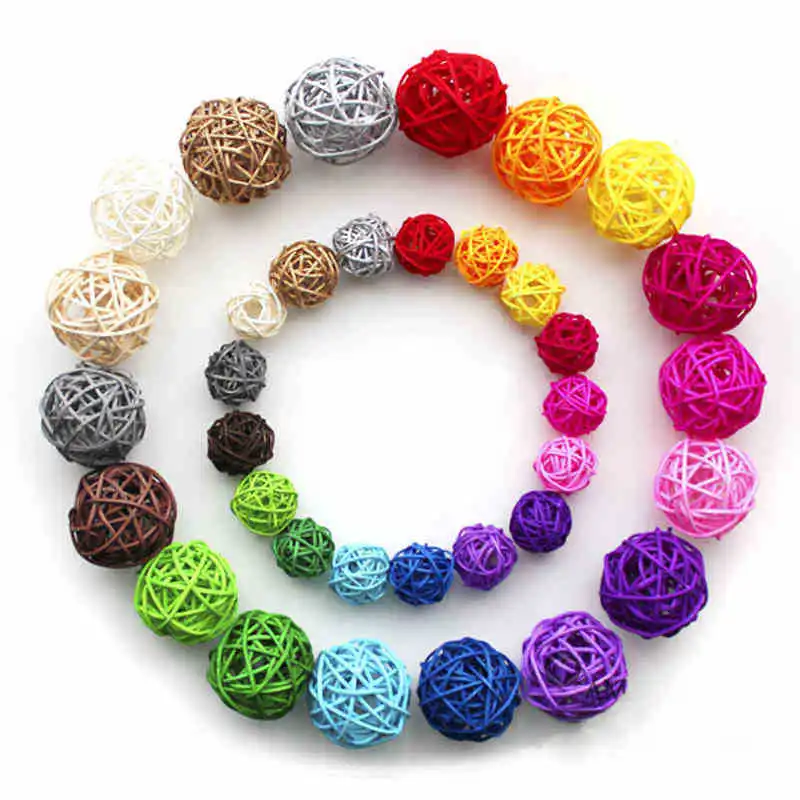 1piece Rattan Wicker Cane Colorful font b Pet b font Bird Claw Paw Chew Toys Parrot