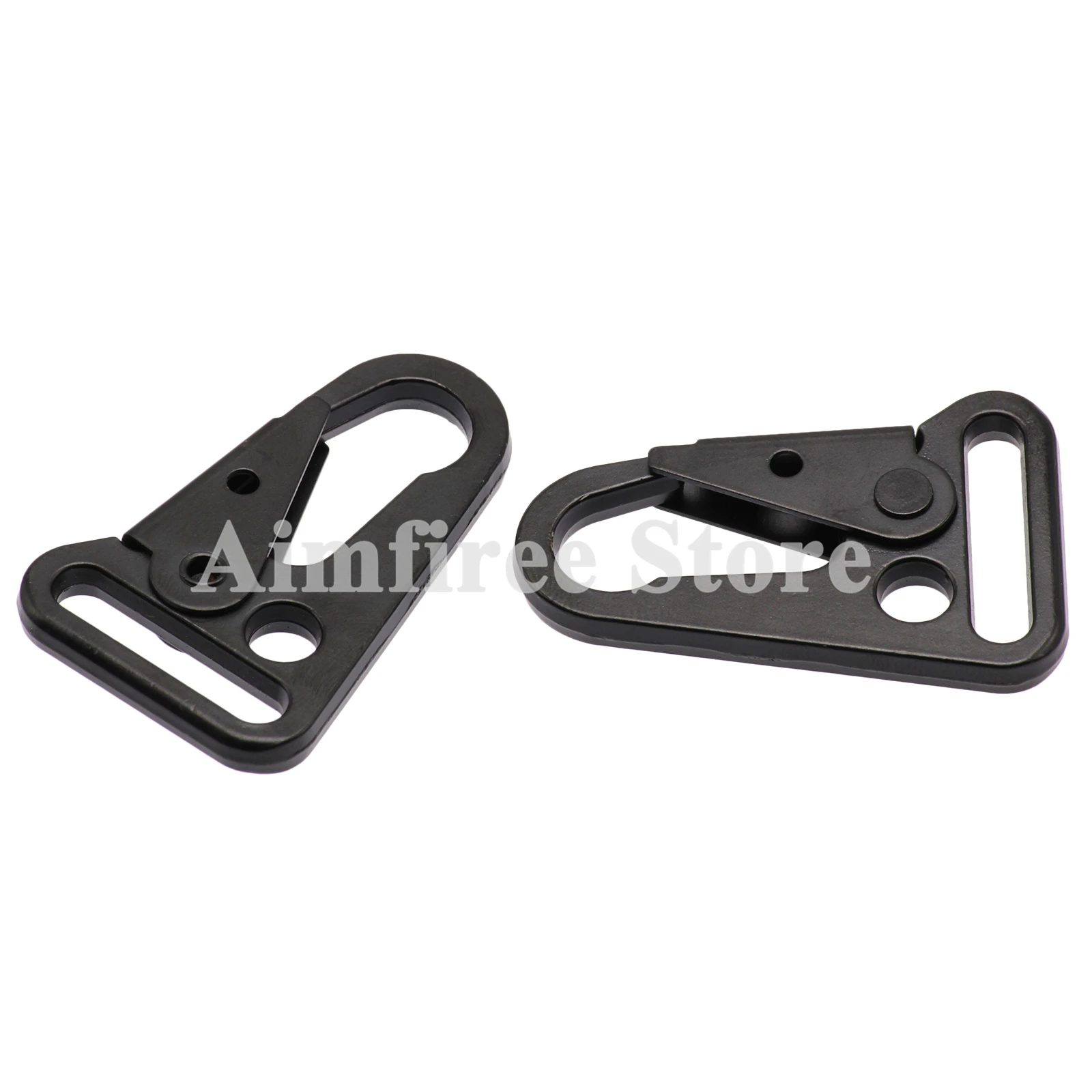 2Pcs HK Type Sling Snap Hook Clips Rifle Strap Gun Attachment Carabiner BucF3E