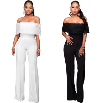 

2017 Europe Brand Fashion Sexy Rompers Womens Jumpsuit Bodycon Bodysuit Backless Off Shoulder Party Jumpsuits Women Playsuit