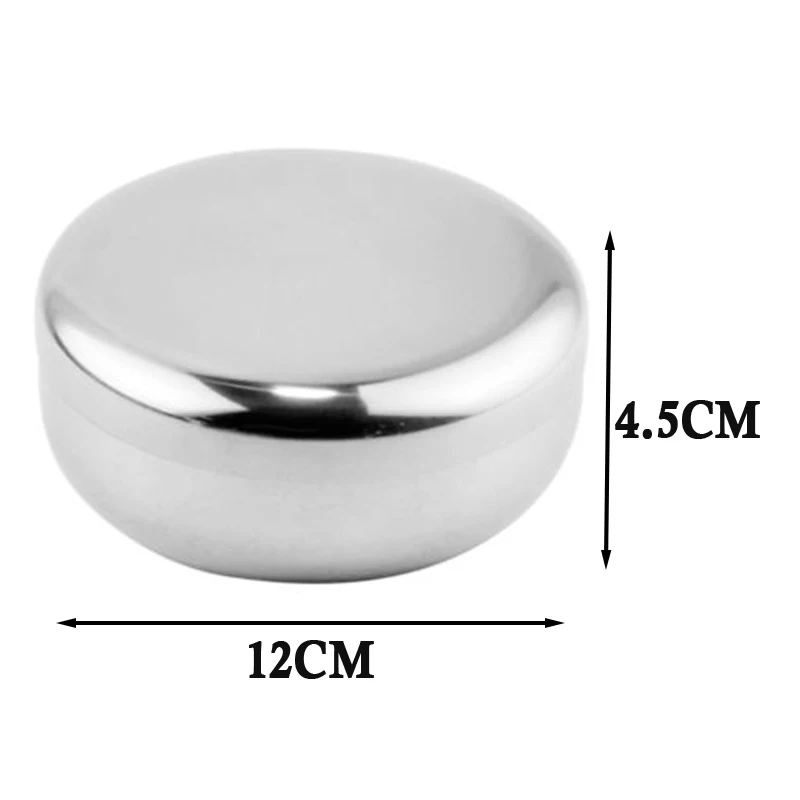 

Korean Stainless Steel Rice Bowl Dish Korea Warm Bowl Traditional Bowl With Lid