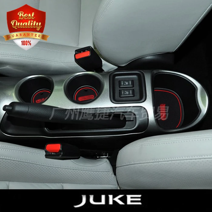 

11pcs/set Car Cup Mat for JUKE Car Accessories Gate Slot Pad Door Pad Luminous Non-Slip Interior Door Pad Cup Mat