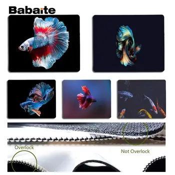 

Babaite My Favorite Beautiful fish mouse pad gamer play mats Size for 18x22cm 25x29cm Rubber Mousemats