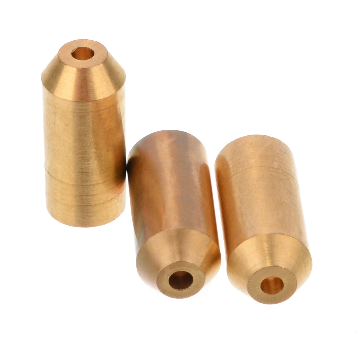 3pcs New Brass Gas Refill Adapter For S.T Dupont Memorial Lighter Durable Gas Adapter Gold Color DIY Repair Kit