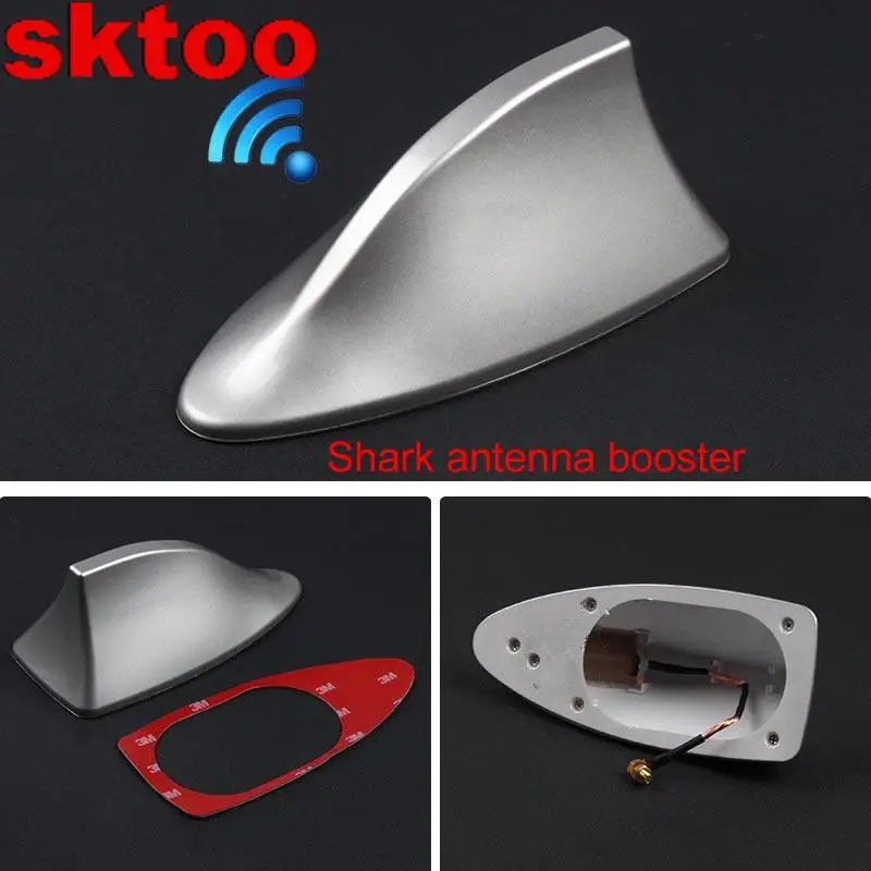 Антенна SKTOO для Citroen C2/C3/C4/DS3/DS4 радиоприемник в виде плавника акулы с клейким