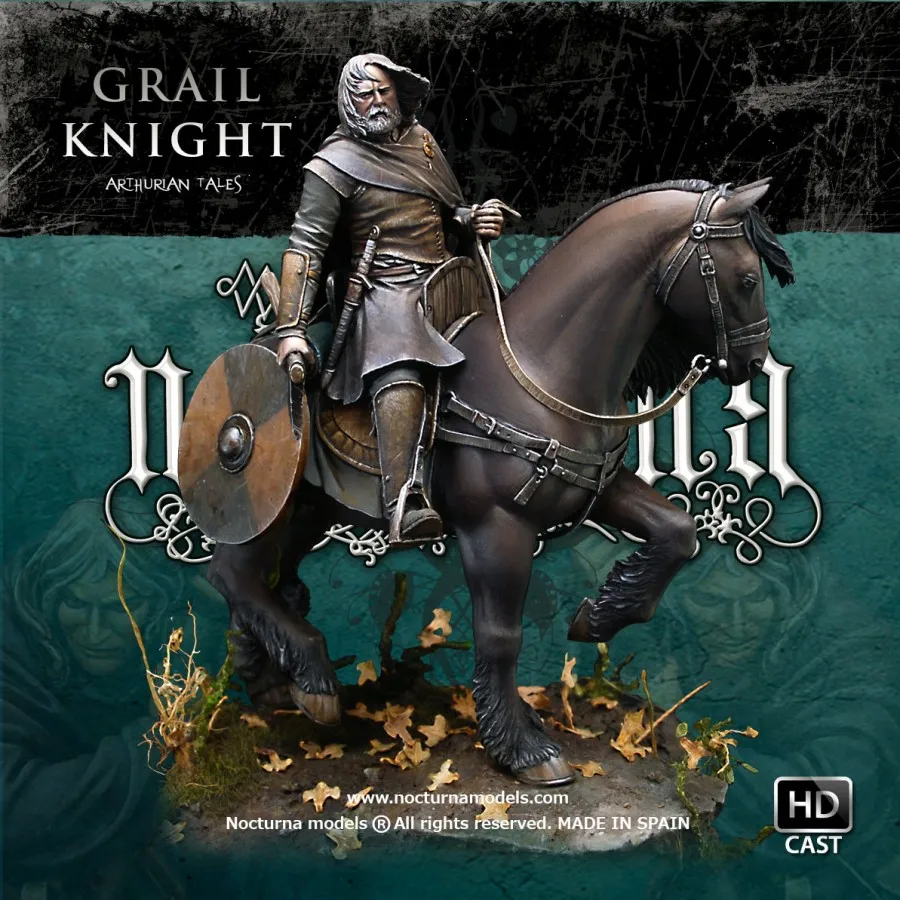 

[Loong Way Miniatures] Nocturna Models GRAIL KNIGHT 75mm Resin Miniature