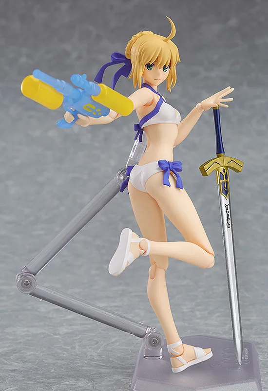 Fate/Grand Order Action Figure Saber Swimsuit Figma EX-041 PVC Figure Toy Anime Game Fate GO Saber Sexy Collectible Model Doll Fate/Grand Order Action Figure Saber Swimsuit Figma EX-041 PVC Figure Toy Anime Game Fate GO Saber Sexy Collectible Model Doll