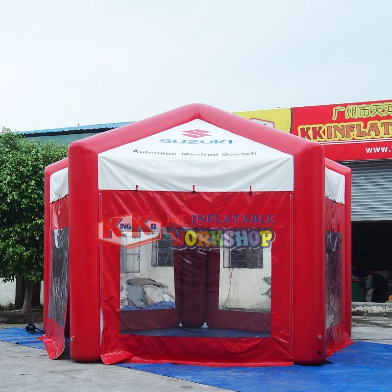  Outdoor transparent temporary inflatable tent