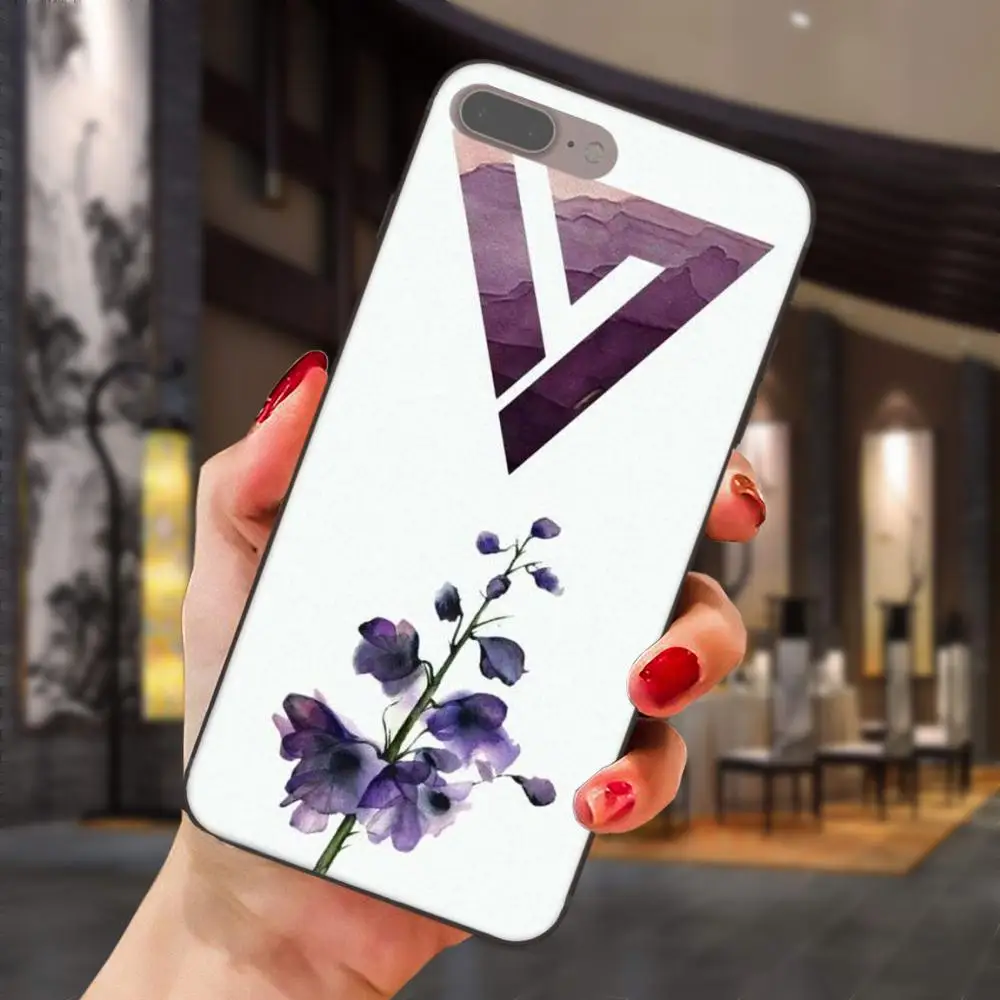 Kpop Seventeen Логотип обои мягкий арт онлайн чехол для Apple iPhone 4 4S 5 5S SE 6 6S 7 8 Plus X XS Max
