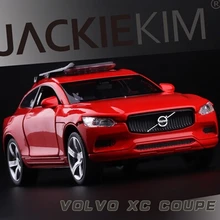 New Volvo XC couple 1 32 car model kids toy XC90 SUV Double Horses pull back