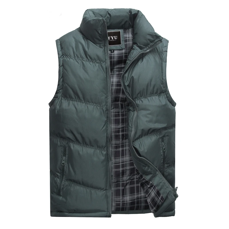 2018 New Brand Mens Jacket Sleeveless Vest Winter Fashion Casual Coats Male Cotton-Padded Men's Vest Men Thicken Waistcoat 3XL