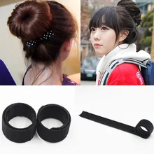 AIKELINA Women Hair Accessories Hair Curls Bun Hair Band Hair Twist Styling Synthetic Wig Braid Tools Bun Maker Drop Shipping