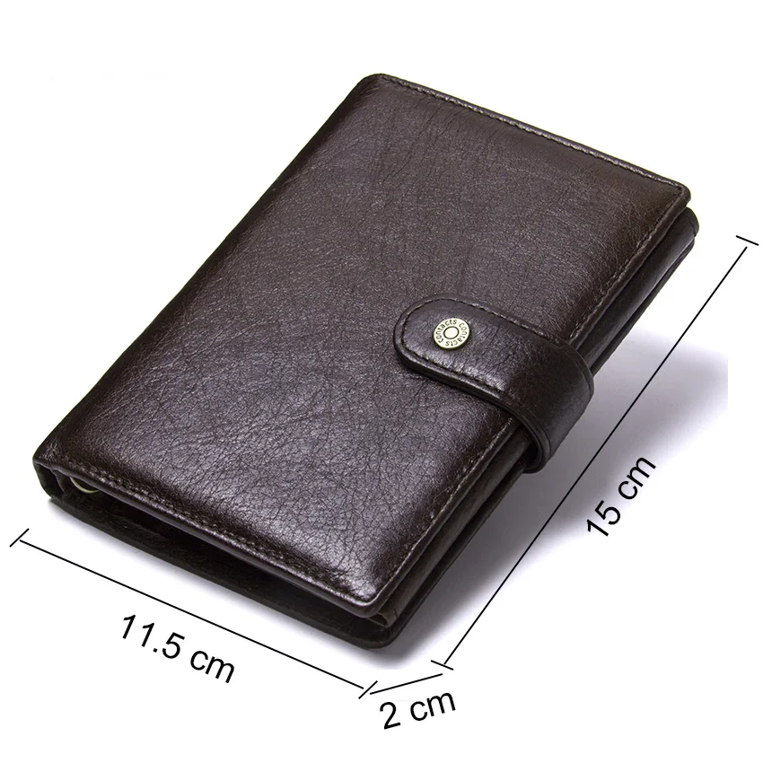 Handmade Vintage Crazy horse Genuine Leather Wallet Men Purse Leather Men  wallet short style Male Money Holder Coin bag WF206 - AliExpress