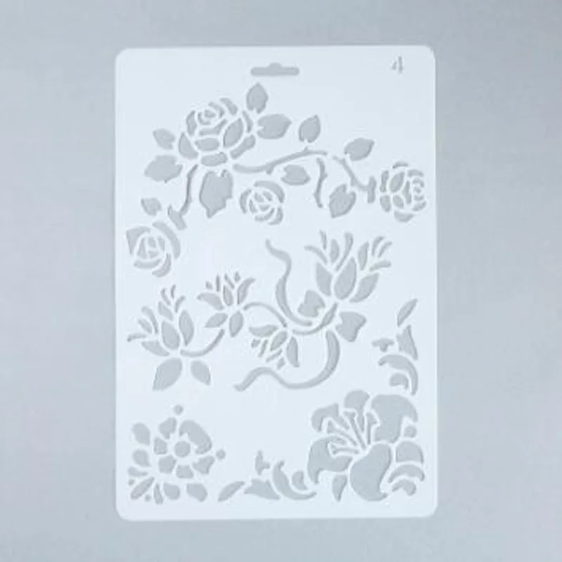 

Stencil For Decor DIY Craft Layering Plastic Stencils Template Wall Scrapbooking Painting Photo Album Decor Embossing Paper Card