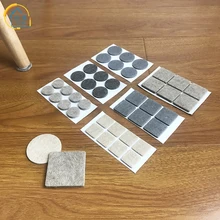 TCHY 3mm Non-slip Felt Chair Footpad Self Adhesive Furniture Leg Floor Protector Sticky Pad for Table Noise-Proof Mat Home Care desk feet cover noise avoiding non slip mat furnishing non slip mat thicken protecting pad self adhesive for home office