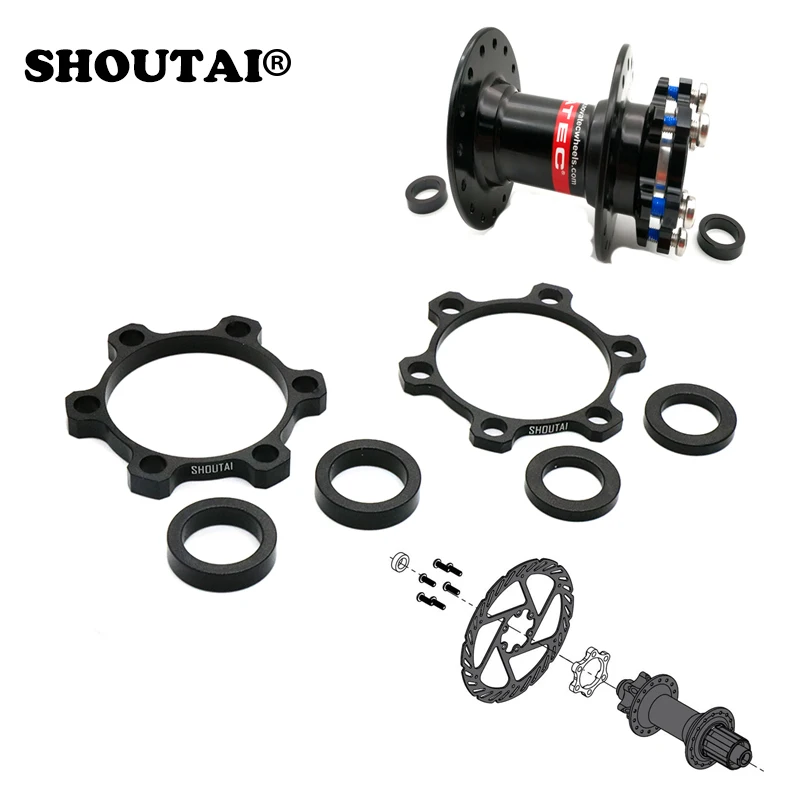 SHOUTAI Bike Hub Adapter Front 100MM Conversion 110MM Rear Hub 142MM to