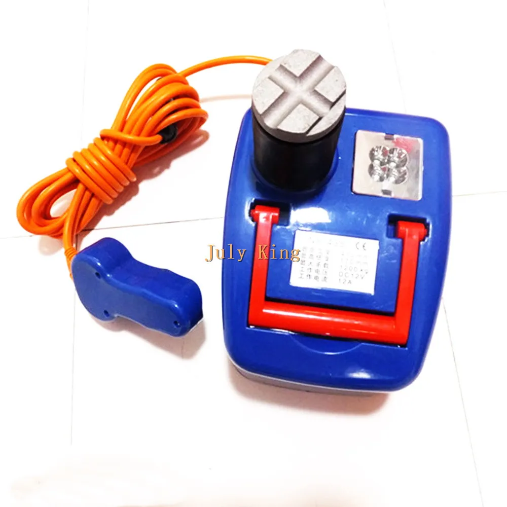 HKnoble DC12V электрический гидравлический домкрат со светодиодной светильник кой