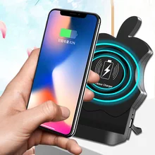 AIYIMA QI Беспроводное зарядное устройство для iPhone X XS XR 8 8Plus автомобильный держатель Беспроводная зарядка для samsung Note 9 S9 S8