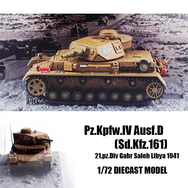 Pz. Kpfw. IV Ausf. D (Sd. Kfz.161) 21. pz. Div Gabr Saleh libia 1941 1/72 TANK IXO| |