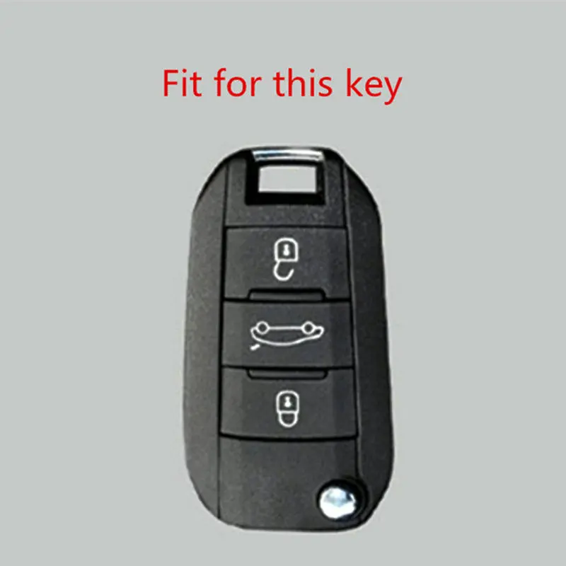 Мягкий TPU чехол для автомобиля чехол Обложка для Citroen C4L кактус C5 C3 C6 C8 Picasso Xsara для peugeot 3008 308 RCZ 508 3 кнопки брелок для ключей