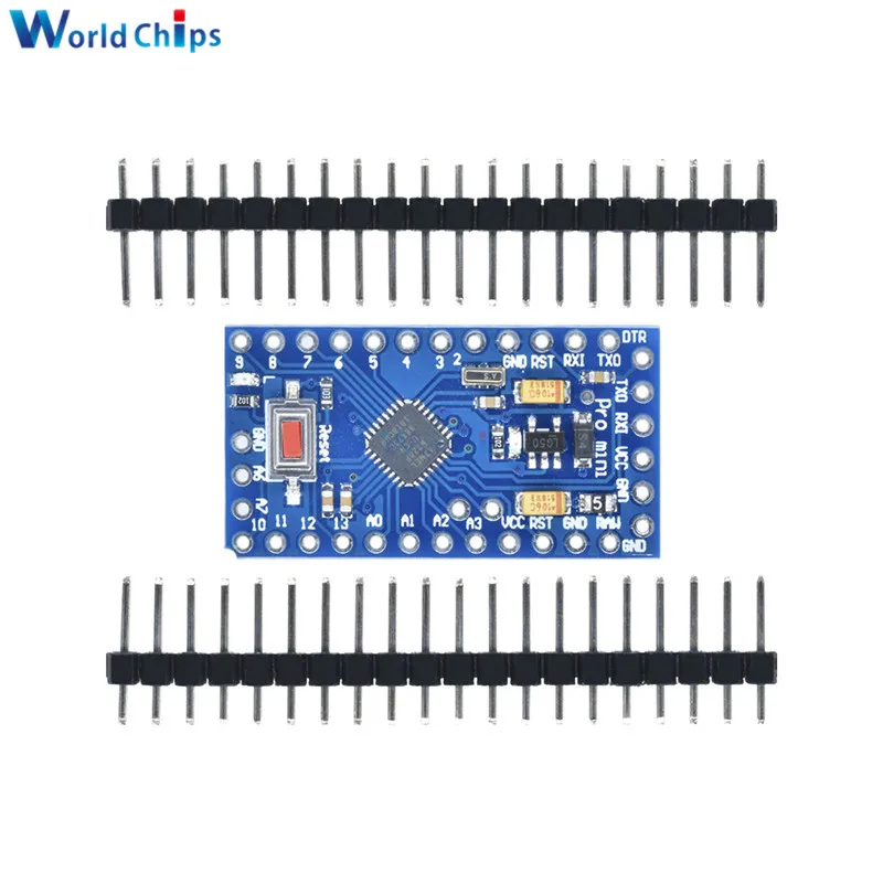 10 шт. Atmega328P Pro Mini 328 Mini Atmega328 5 в 16 МГц 5 в 16 м Модуль платы для Arduino совместим с нано микро контроллером