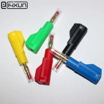 

32A 600V 4mm Banana Plug Gold Plated Retractable Stackable Connector Soldering Type High Quality