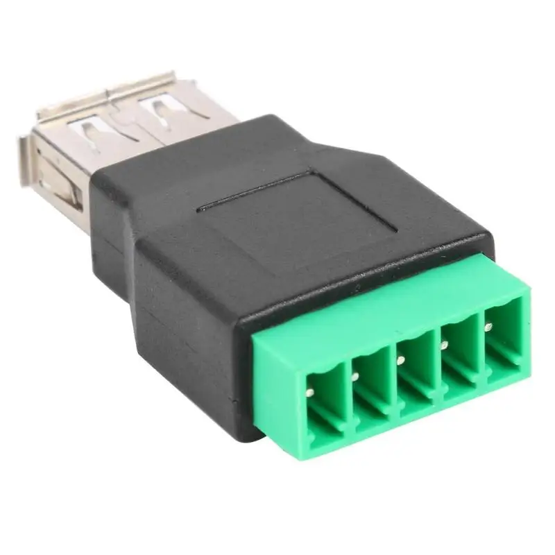 1 шт USB2.0 женский 5pin винтовой клеммный разъем Apdater с щит высокое качество