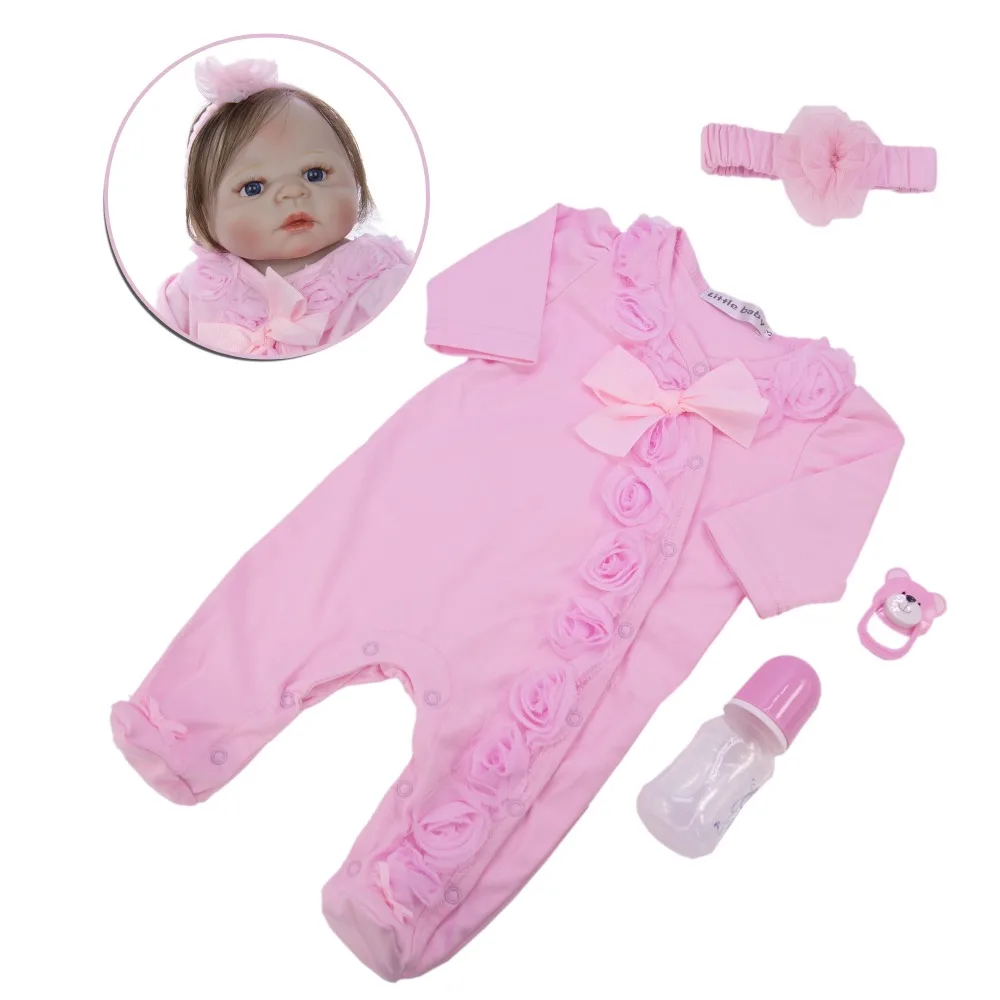 Bebes reborn настоящая девочка NPK полный корпус силикон reborn baby doll игрушки для детей подарок купать кукла boneca reborn силикон completa