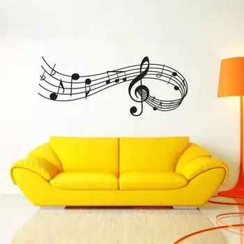 

Wall Sticker Decor Music Notes Melody Wall Bedroom Office Christmas Musical Wall Door Window Room Decor House Decoration
