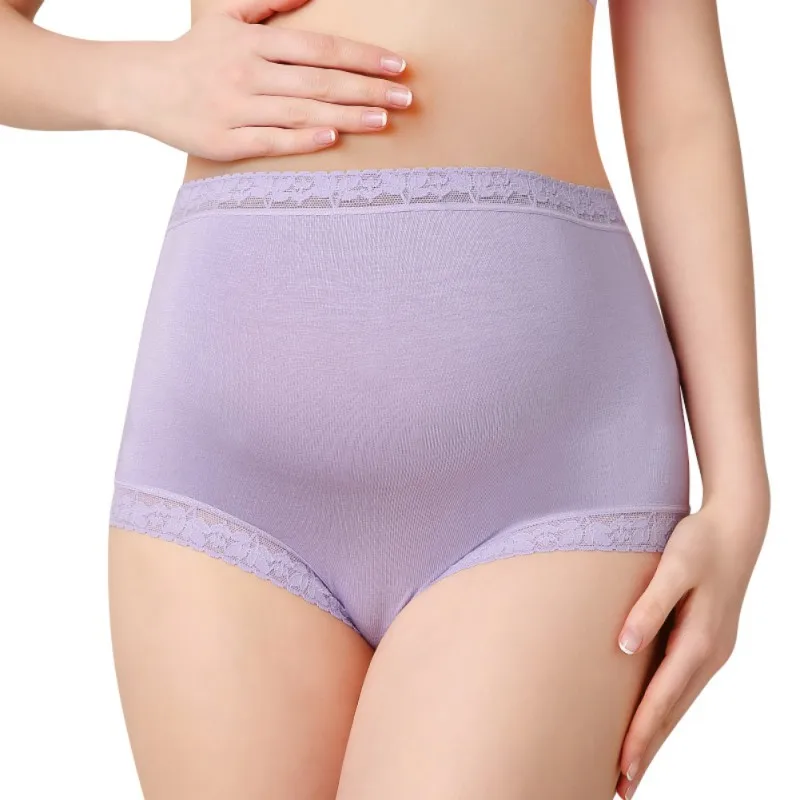 2018 maternity cotton ladies underwear soft and comfortable pregnant high waist panties plus size for maternity clothes