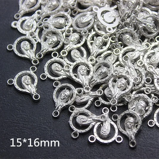 Металлические католические четки 15x16 мм 200 шт.|centerpieces|centerpieces rosary |