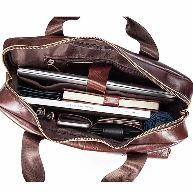 Men Briefcase Genuine Leather Bags Cow leather business Office Bags for Male Bag high quality Men Laptop Bag Briefcases Men Briefcase Genuine Leather Bags Cow leather business Office Bags for Male Bag high quality Men Laptop Bag Briefcases