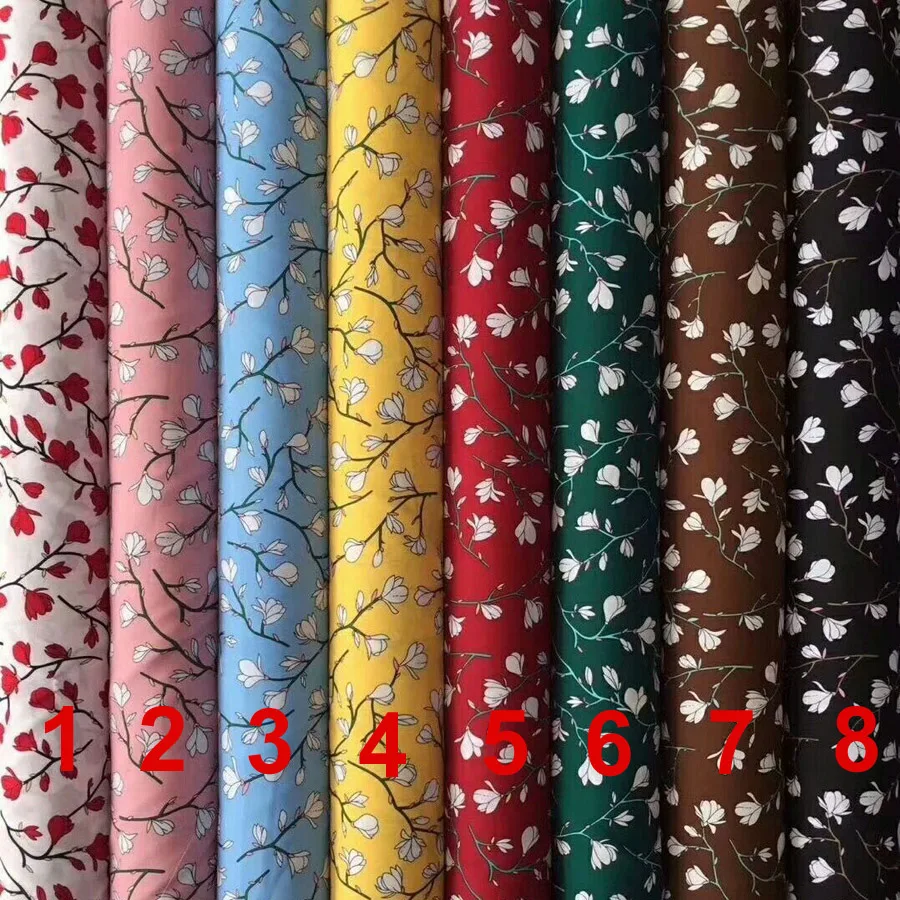 Эластичная шифоновая ткань платье блузка рубашка материал слегка эластичная ткань DIY шитье текстиль летнее платье материал