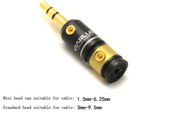 

DIYERZONE 1pcs Origianl VIABLUE T6s 3.5MM stereo headphone plug L9-42