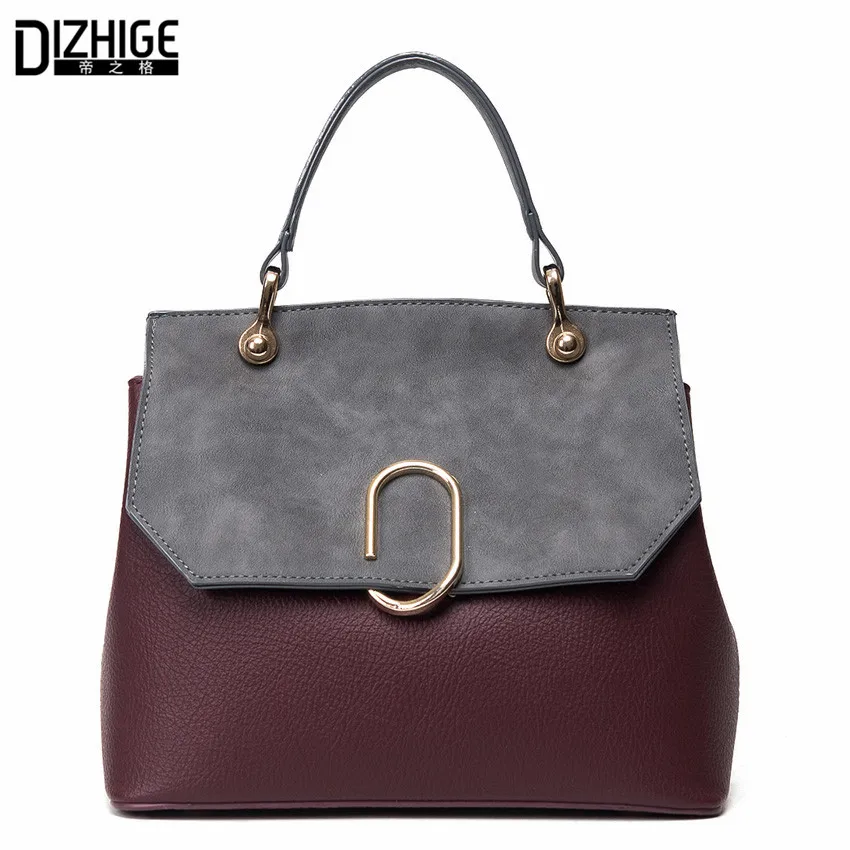 

Fashion Panelled Designer Handbags High Quality Elegant Flap Crossbody Bags For Women Messenger Bags Rivets Bolsas Femininas