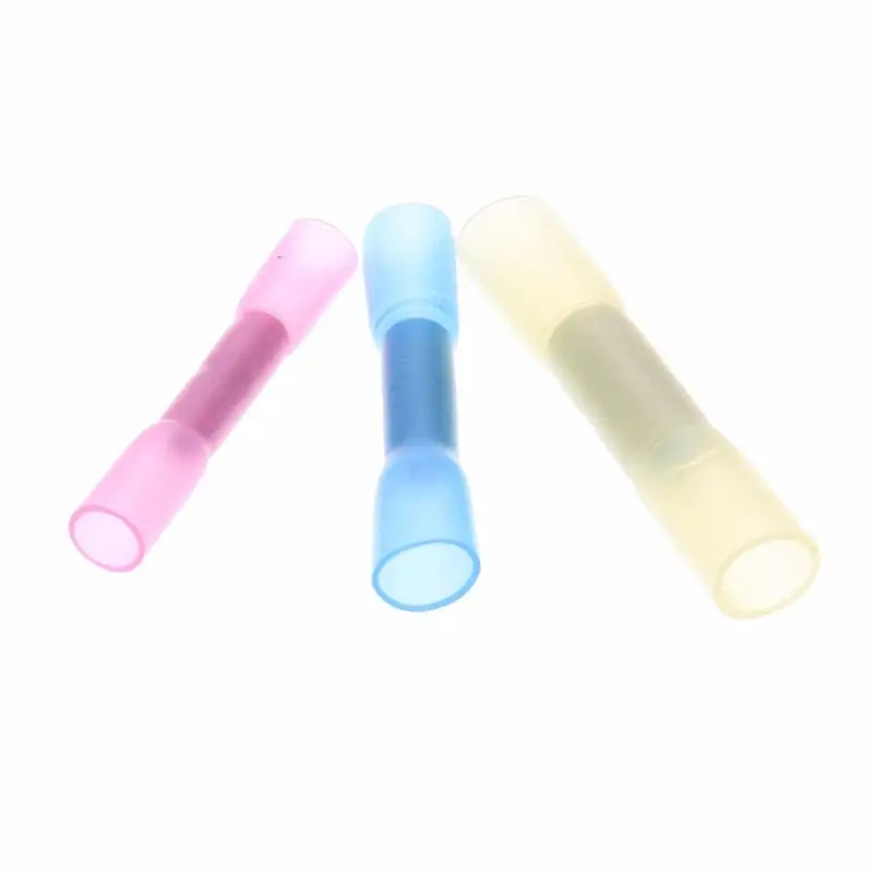 

100pcs Cable Sleeve Mixed Heat Shrink Tube Connector Wire Cable Connectors Electrical Crimp Terminal Insulated Cable Sleeves