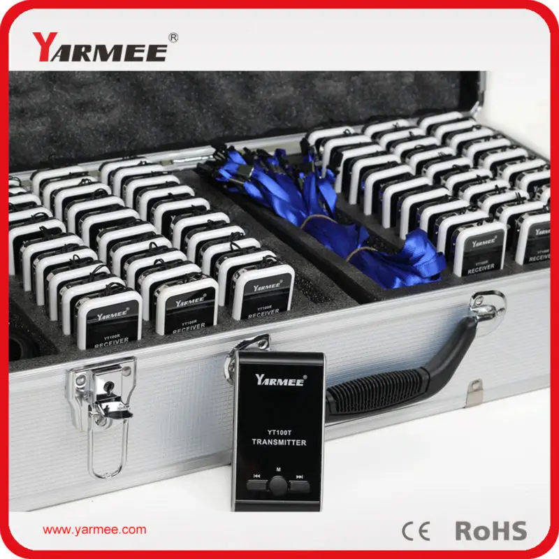 

Radio Tour Guide System include Rechargeable Battery Long Distance Outdoors Communication System (4T+60R)
