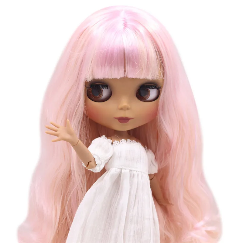 Ледяной DBS Blyth кукольные нет. BL1017/2352 розовый смешанный волос шарнирное тело черная