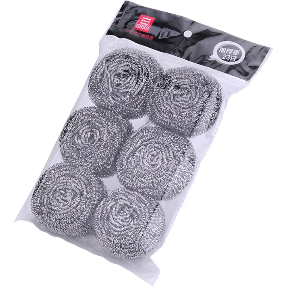 Buy 1PC/6PCS Stainless Steel High Density Cleaning