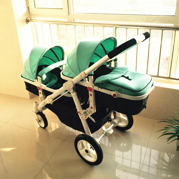 

High quality Motherknows twins baby stroller front and rear folding light high quality two-way trolley six free gifts