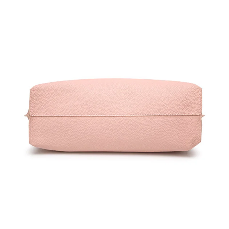 Женская кожаная сумка вместительная однотонная высокого качества|designer leather