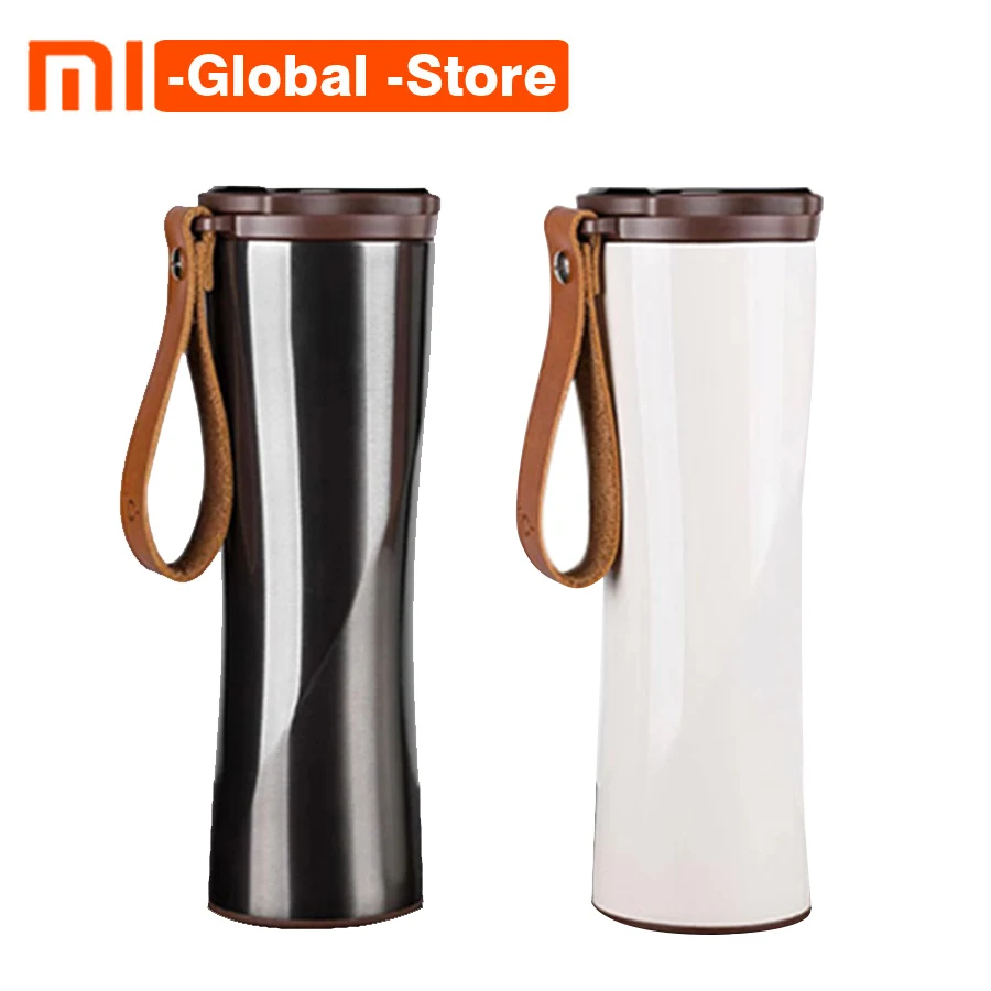 

Original Xiaomi Mijia Kiss Fish Smart New Water Bottle Stainless Steel Thermal Vacuum Water Bottle Sensitive Temperature Sensor