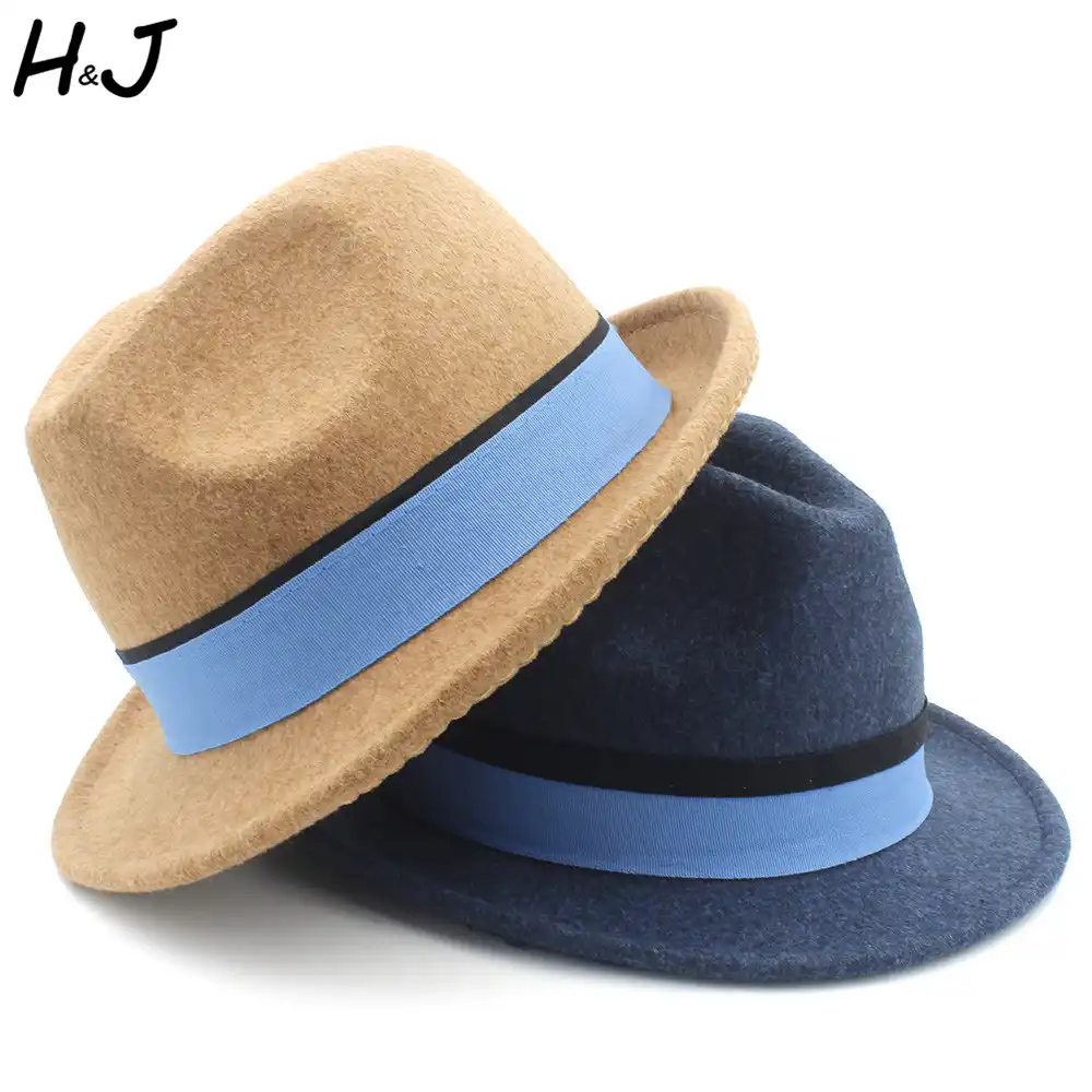 short brim felt hat